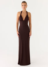 All I Need Maxi Dress - Chocolate