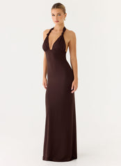 All I Need Maxi Dress - Chocolate