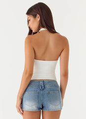 Ask You Twice Top - White