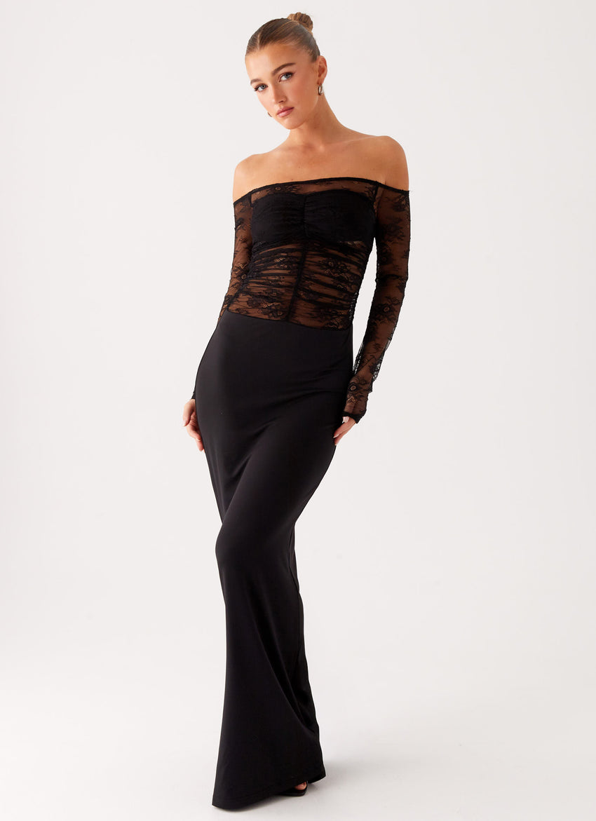 Avi Maxi Dress - Black