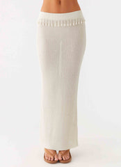 Basilia Maxi Skirt - Off White