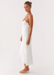 Bentley Midi Dress - White