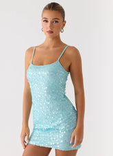 Danali Mini Dress - Blue
