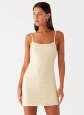 Danali Mini Dress - Yellow