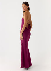 Endless Nights Maxi Dress - Plum