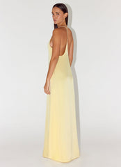 Fine Line Maxi Dress - Yellow