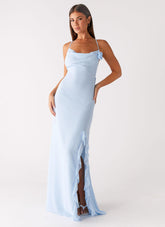 First Class Maxi Dress - Blue