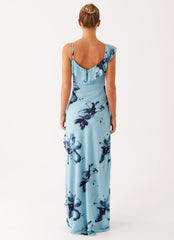 Goldsmith Maxi Dress - Blue Black Floral