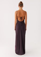 Griselda Maxi Dress - Dark Chocolate