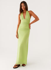 Kerrie Maxi Dress - Lime