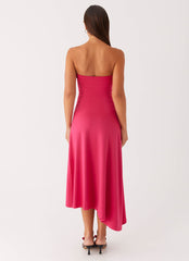 Laoise Midi Dress - Hot Pink
