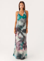 Lost At Sea Maxi Dress - Sea Splash