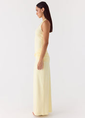 Maribelle Maxi Dress - Lemon