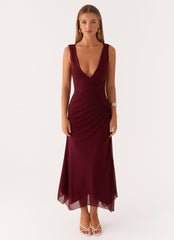 Murphy Maxi Dress - Deep Maroon