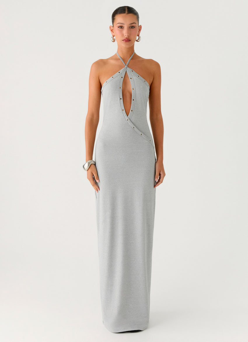 Off The Bass Maxi Dress - Grey