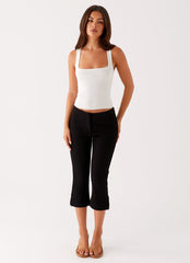 Rue Capri Pants - Black