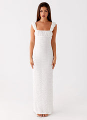 Senses Midi Dress - White
