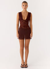 Sommers Lace Top - Chocolate