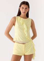 Sun Up Top - Yellow