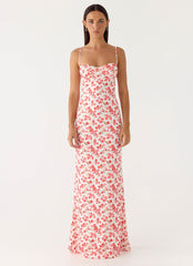 Vamonos Maxi Dress - Porcelain Rose