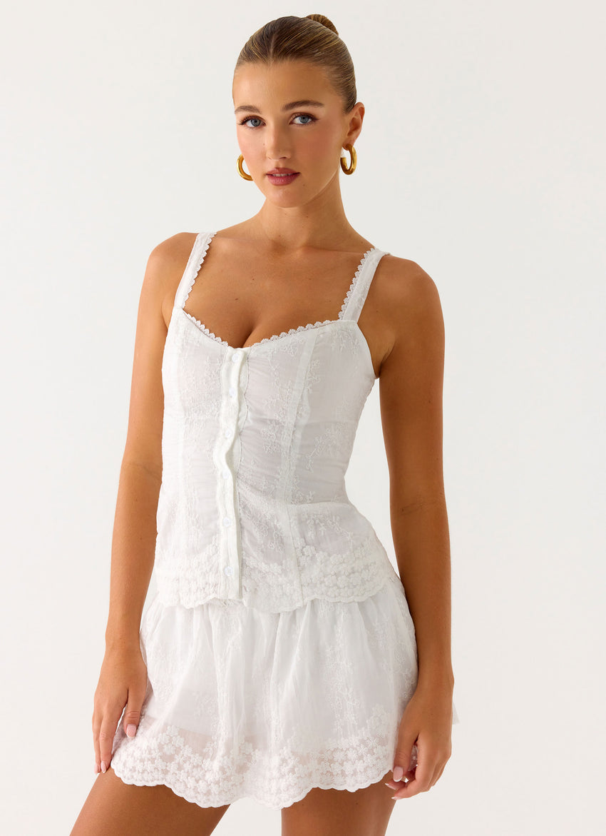 Addictive Top - White