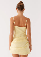 Adella Mini Dress - Yellow