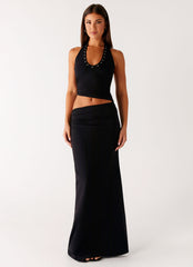 Chella Maxi Dress - Black