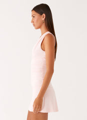 Cherry Sky Mini Dress - Pink