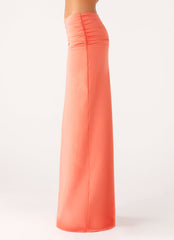 Elisabetta Maxi Skirt - Coral