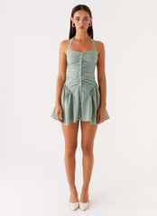 Fable Mini Dress - Sage