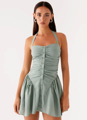 Fable Mini Dress - Sage