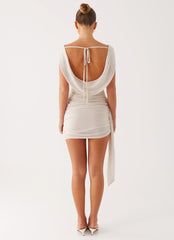 Good Fortune Mini Dress - Ivory