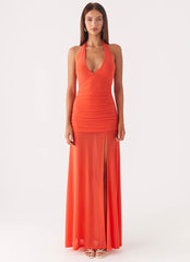 Island Muse Dress - Coral