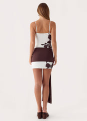 Laluma Mini Dress - White Tropic Floral