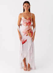 Loire Maxi Dress - Peach Rose