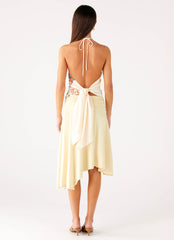 Loreta Beaded Tie Back Top - Siena Floral