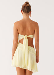 Marbella Mini Dress - Yellow