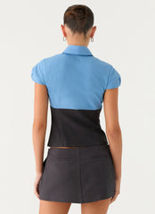Mirna Micro Skort - Charcoal