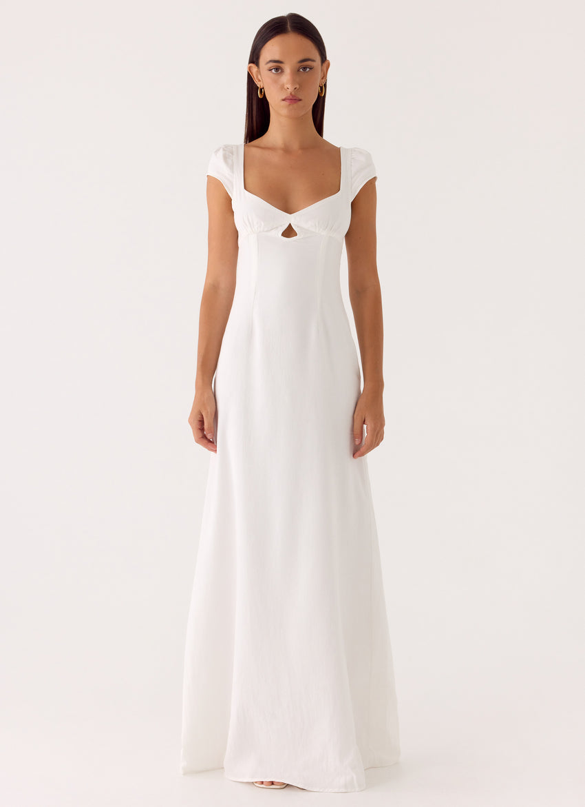 Never Really Over Maxi Dress - White