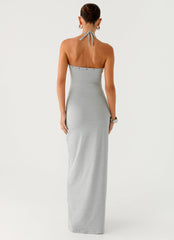 Off The Bass Maxi Dress - Grey