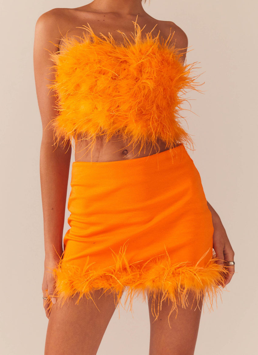 Lucia in Love Skirt - Tangerine
