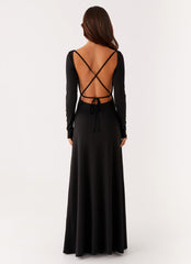 Peru Maxi Dress - Black