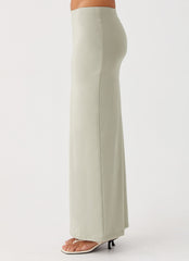 Solace Soul Maxi Skirt - Sage